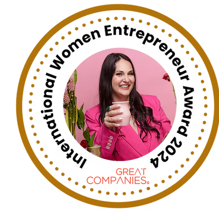 Emily Reynolds Bergh - Website - Winner Award Badge